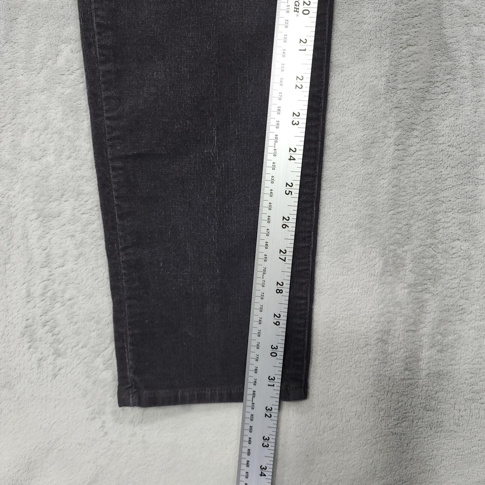 KUT From The Kloth Pants Womens 10 Black Corduroy Diana Skinny Stretch Jegging - Picture 13 of 15